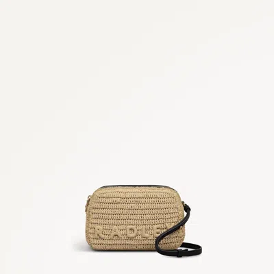 Radley London Natural Medium Ziptop Cross Body Bag In Sand