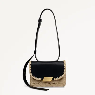 Radley London Natural Small Flapover Cross Body Bag In Sand