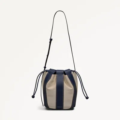 Radley London Naval Medium Drawstring Cross Body Bag In Blue