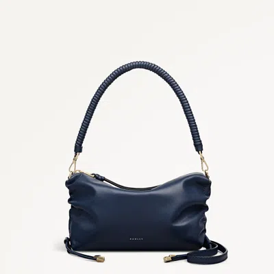 Radley London Naval Small Ziptop Cross Body Bag In Blue