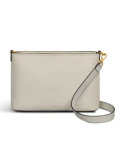 Radley London Newton Avenue Small Zip Top Crossbody Bag In Silver