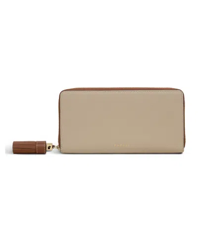 Radley London Noble Alley Colour Block Zip Around Wallet In Brown