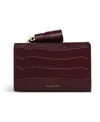 Radley London Noble Alley Faux Croc Bifold Wallet In Burgundy