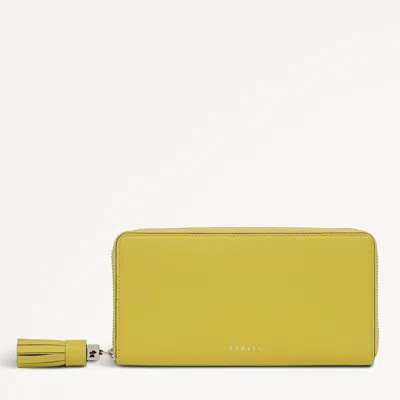 Radley London Noble Alley Large Zip Around Wallet Limoncello - 113018