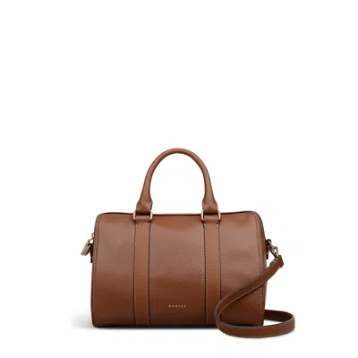 Radley London Noble Alley Medium Ziptop Satchel Bag In Green