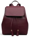 Radley London Noble Alley Small Flap Over Backpack In Burgundy