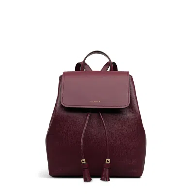 Radley London Noble Alley Small Flapover Backpack In Red