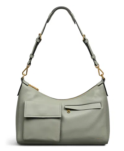 Radley London Norbury Close Small Zip Top Shoulder Bag In Gray