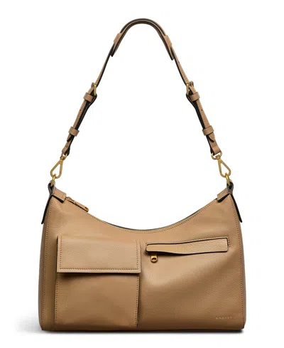 Radley London Norbury Close Small Zip Top Shoulder Bag In Brown