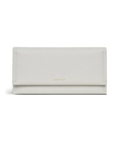 Radley London Oak Street Faux Python Flap Over Wallet In Mist
