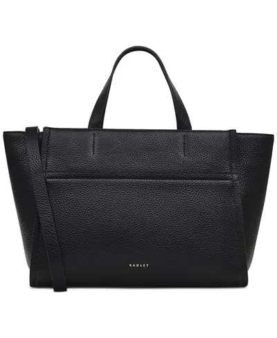 Radley London Oak Street Medium Leather Grab Bag In Black