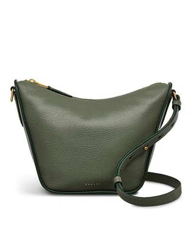 Radley London Oak Street Small Zip-top Crossbody In Dark Olive
