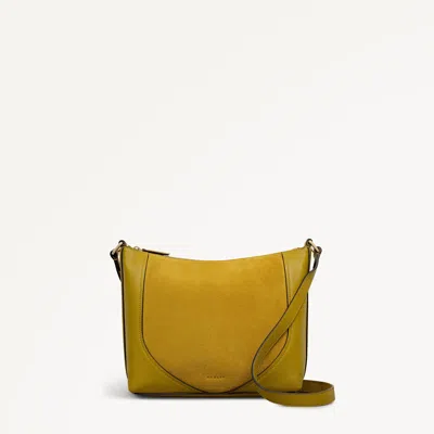 Radley London Ochre Medium Ziptop Cross Body Bag In Yellow