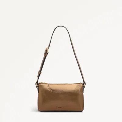 Radley London Olive Gold Mini Ziptop East-west Shoulder Bag