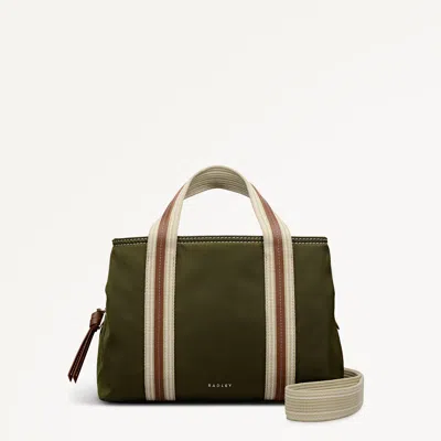 Radley London Olive Green Medium Ziptop Grab Bag