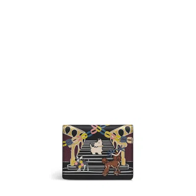 Radley London Party Pals Small Card Holder In Black