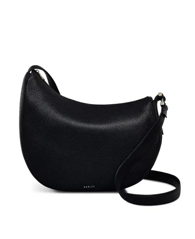Radley London Pemberton Row Medium Zip Top Crossbody Bag In Black