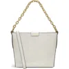 Radley London Petticoat Hill Lizard Embossed Shoulder Bag In Chalk