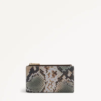 Radley London Pine Needle Medium Ziptop Purse In Gray