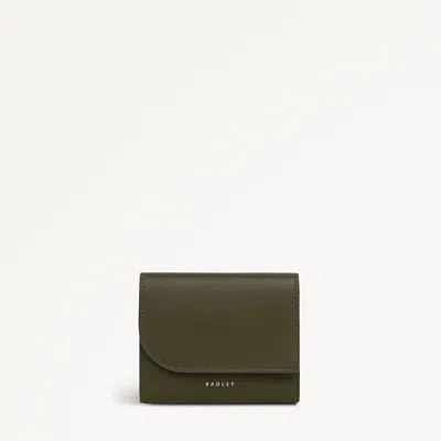 Radley London Pecan Brown Leather Trifold Purse