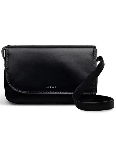 Radley London Pocket Street Flap-over Small Crossbody Bag In Black
