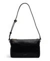 Radley London Pockets Faux Croc Mini Zip Top Shoulder Bag In Black