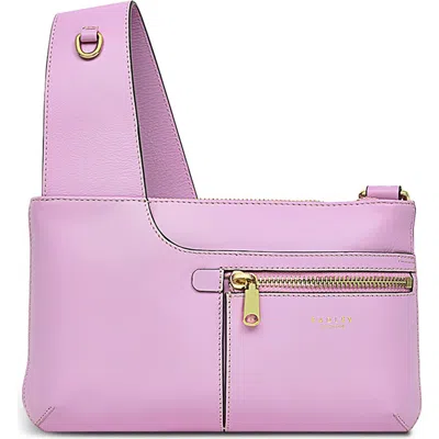 Radley London Pockets Icon Leather Crossbody Bag In Sugar Pink
