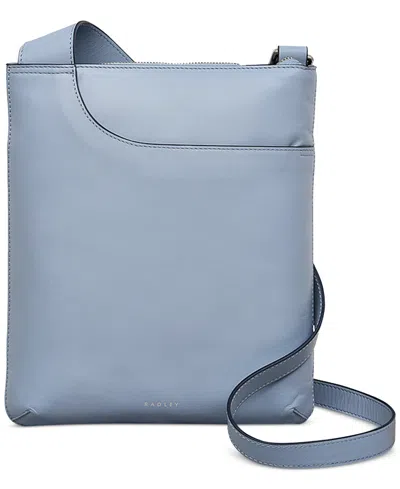 Radley London Pockets Icon Medium Zip-top Crossbody In Smoke Blue