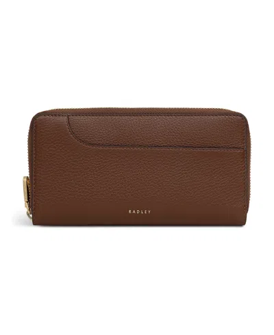 Radley London Pockets Mini Zip Around Wallet In Brown