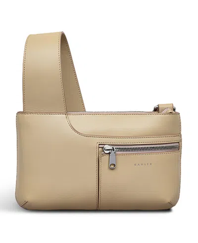 Radley London Pockets Mini Zip Top Crossbody Bag In Stone