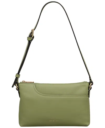 Radley London Pockets Mini Zip-top Shoulder Bag In Green