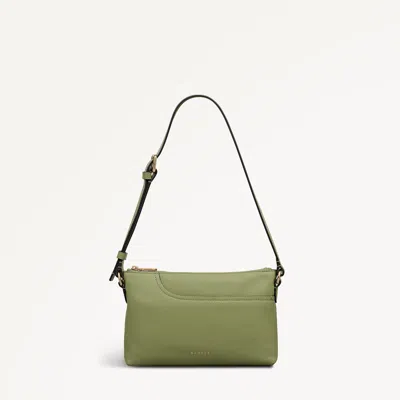 Radley London Pockets Mini Ziptop Ew Shoulder Apple - 113110 In Green