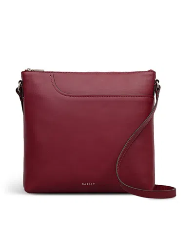 Radley London Carmine Small Ziptop North-south Cross Body Bag In Red