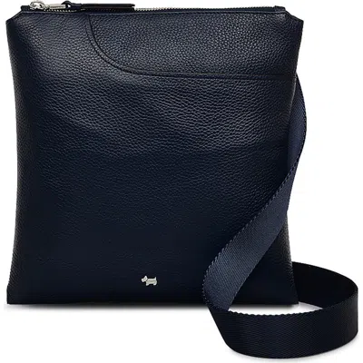 Radley London Pockets Soft 2.0 Medium Zip Top Leather Crossbody Bag In Ink