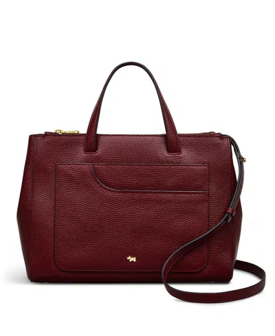 Radley London Pockets Soft 2.0 Medium Ziptop Grab Bag In Merlot