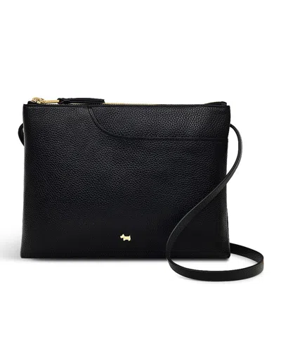 Radley London Pockets Soft Medium Zip-top Crossbody Bag In Black