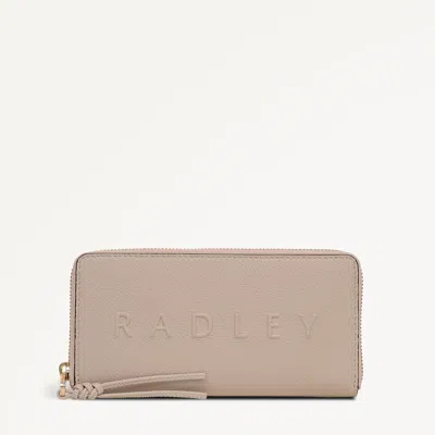 Radley London Porcini Large Zip Around Wallet In Sand