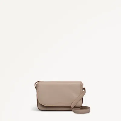 Radley London Porcini Small Flapover Cross Body Bag In Sand