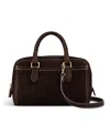 Radley London Portland Way Suede Small Zip Around Grab Bag In Brown