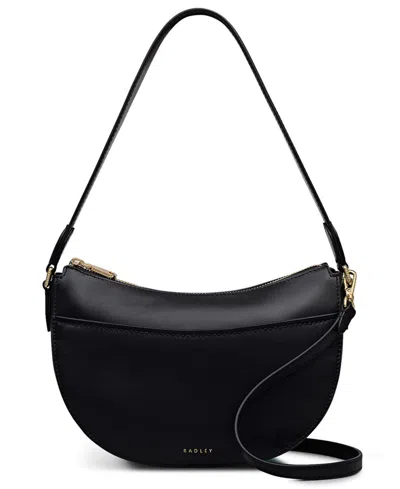 Radley London Portland Way Zip-top Shoulder Bag In Black