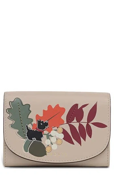 Radley London Radley Acorntopia Medium Leather Flapover Wallet In Brown