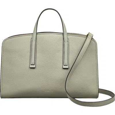 Radley London Radley Arragon Row Medium Zip Around Satchel Bag In Gray