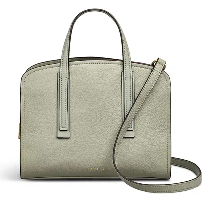Radley London Radley Arragon Row Small Zip Around Satchel Bag In Gray