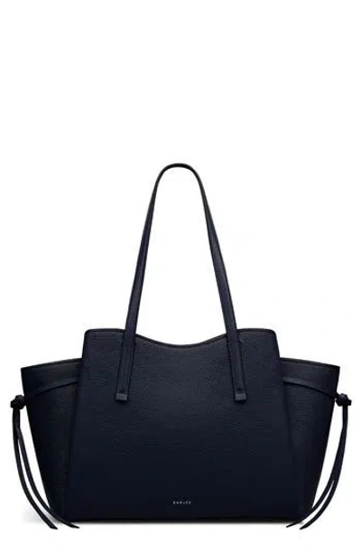 Radley London Radley Blake Gardens Large Leather Satchel In Black