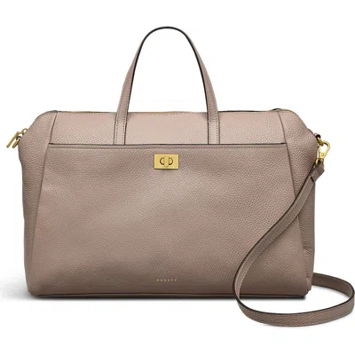 Radley London Radley Brook Avenue Medium Zip Top Satchel Bag In Brown