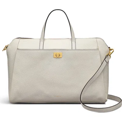 Radley London Radley Brook Avenue Medium Zip Top Satchel Bag In Gray