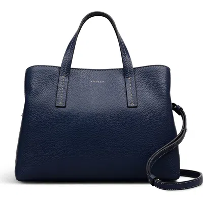 Radley London Radley Dukes Place Medium Ziptop Satchel Bag In Blue