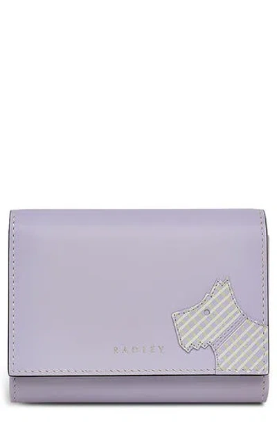 Radley London Radley Face To Face Medium Flap Clutch In Purple