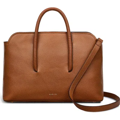 Radley London Radley Grainger Way Medium Satchel Bag In Sand