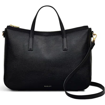 Radley London Radley Longford Lane Medium Satchel Bag In Black